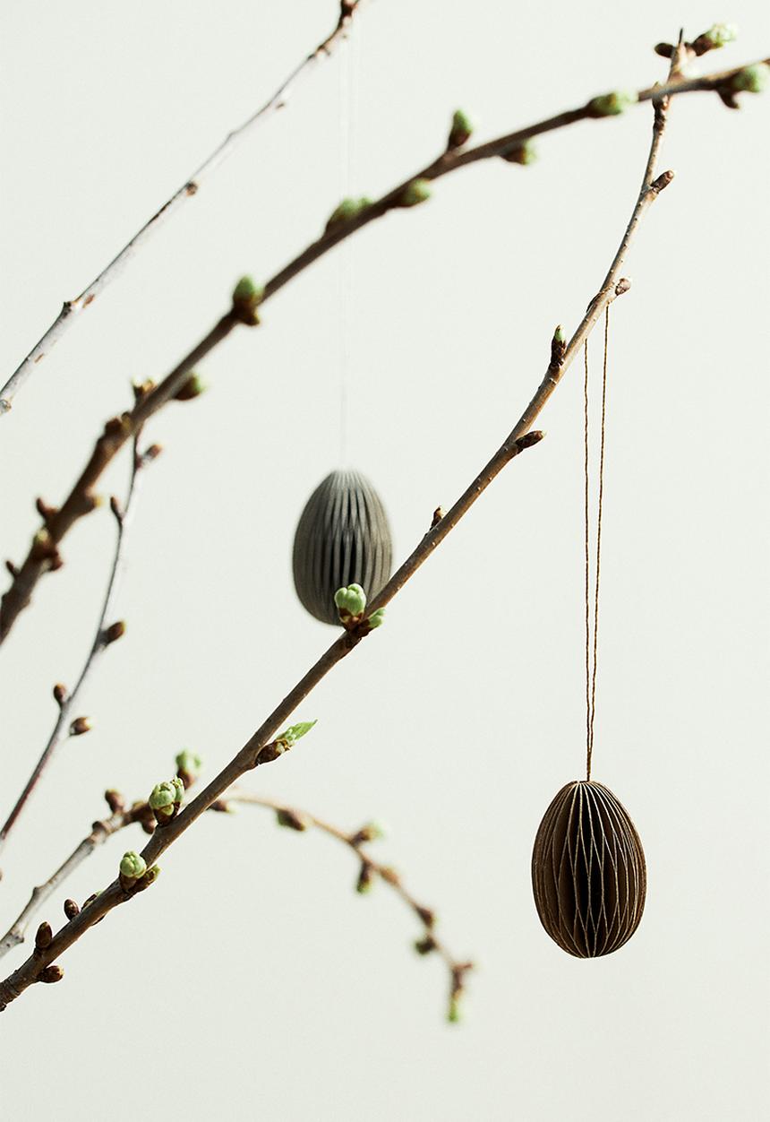 H&M - 6 Pack easter decorations - white