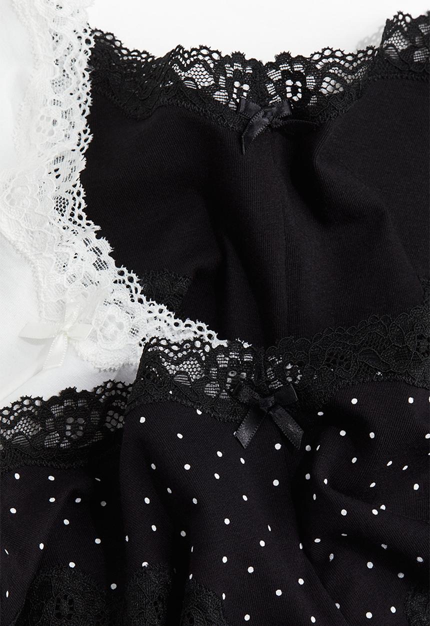 H&M - 3-Pack hipster briefs - black & white