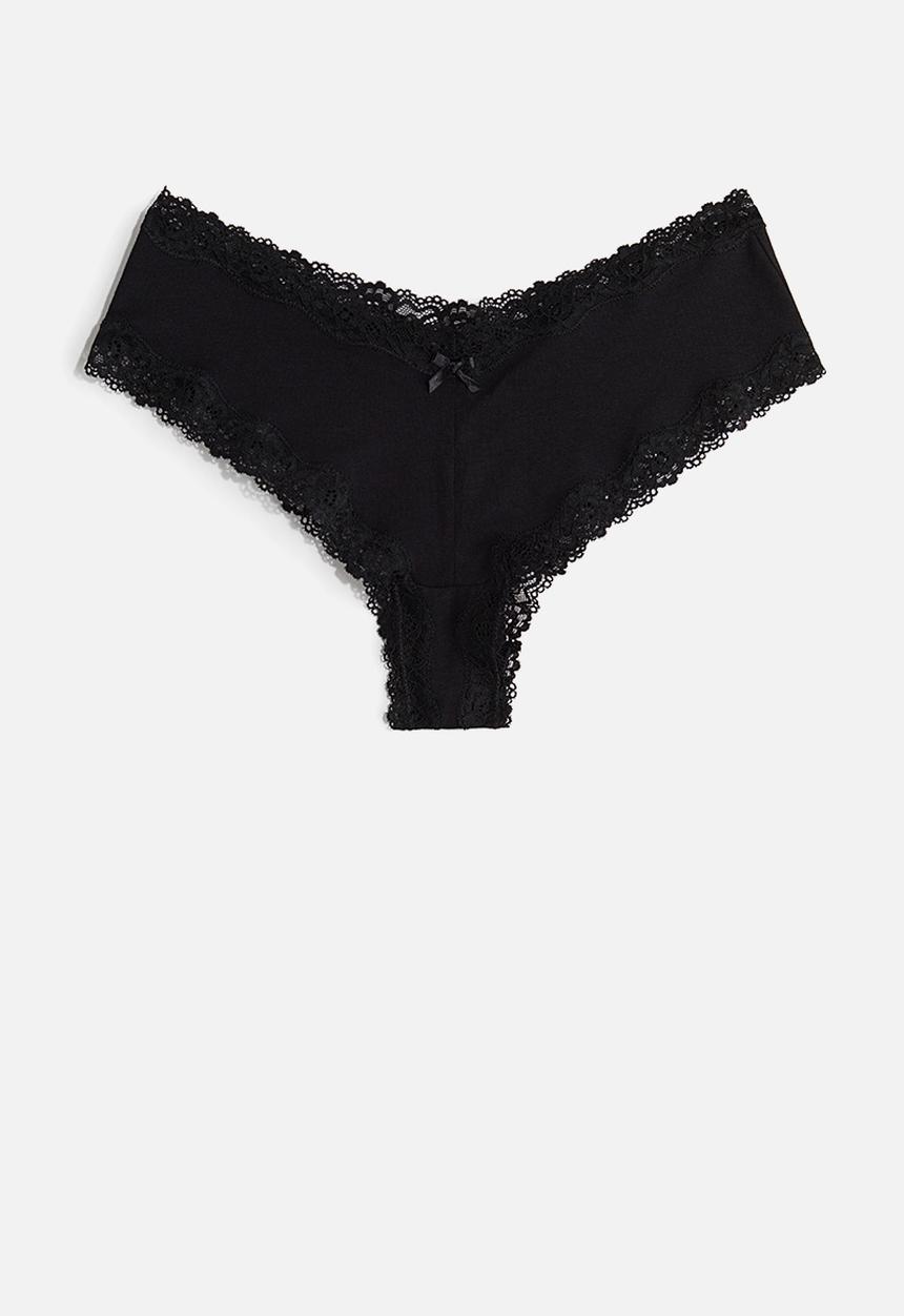 H&M - 3-Pack hipster briefs - black & white