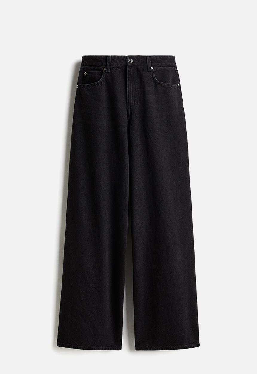 H&M - Wide jeans - black