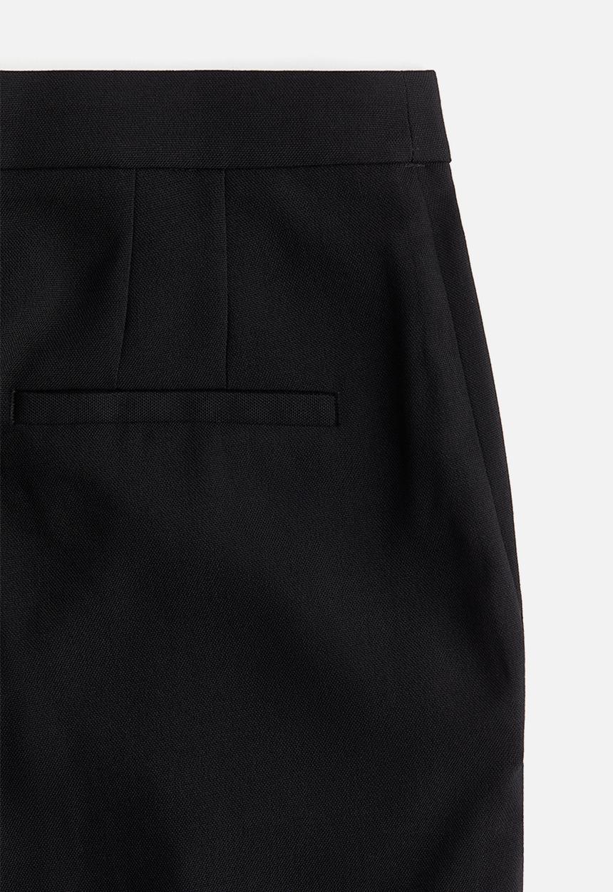 H&M - Crease-leg trousers - black