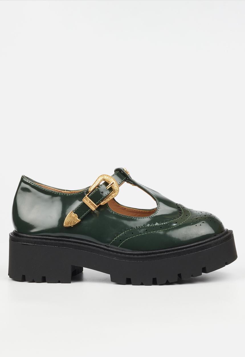 Rock & Co - Hendrix 3 Mary Jane - Green