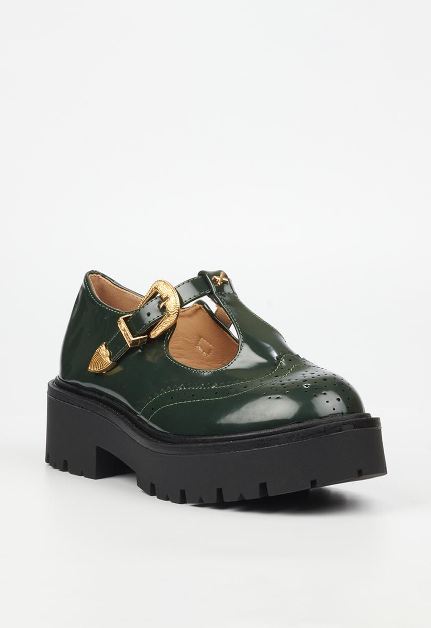 Rock & Co - Hendrix 3 Mary Jane - Green