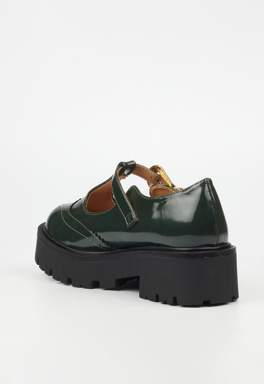 Rock & Co - Hendrix 3 Mary Jane - Green