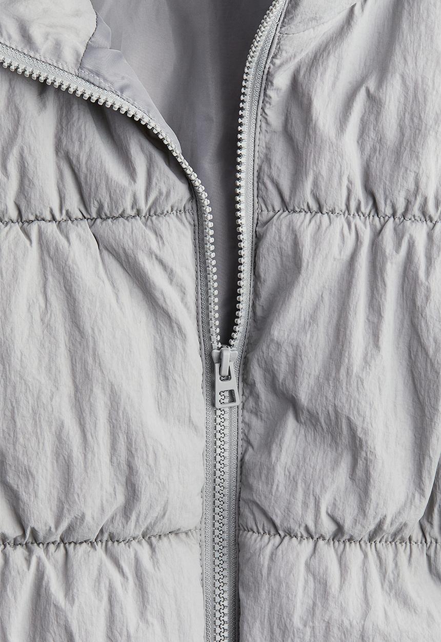 H&M - Puffer gilet - light grey 