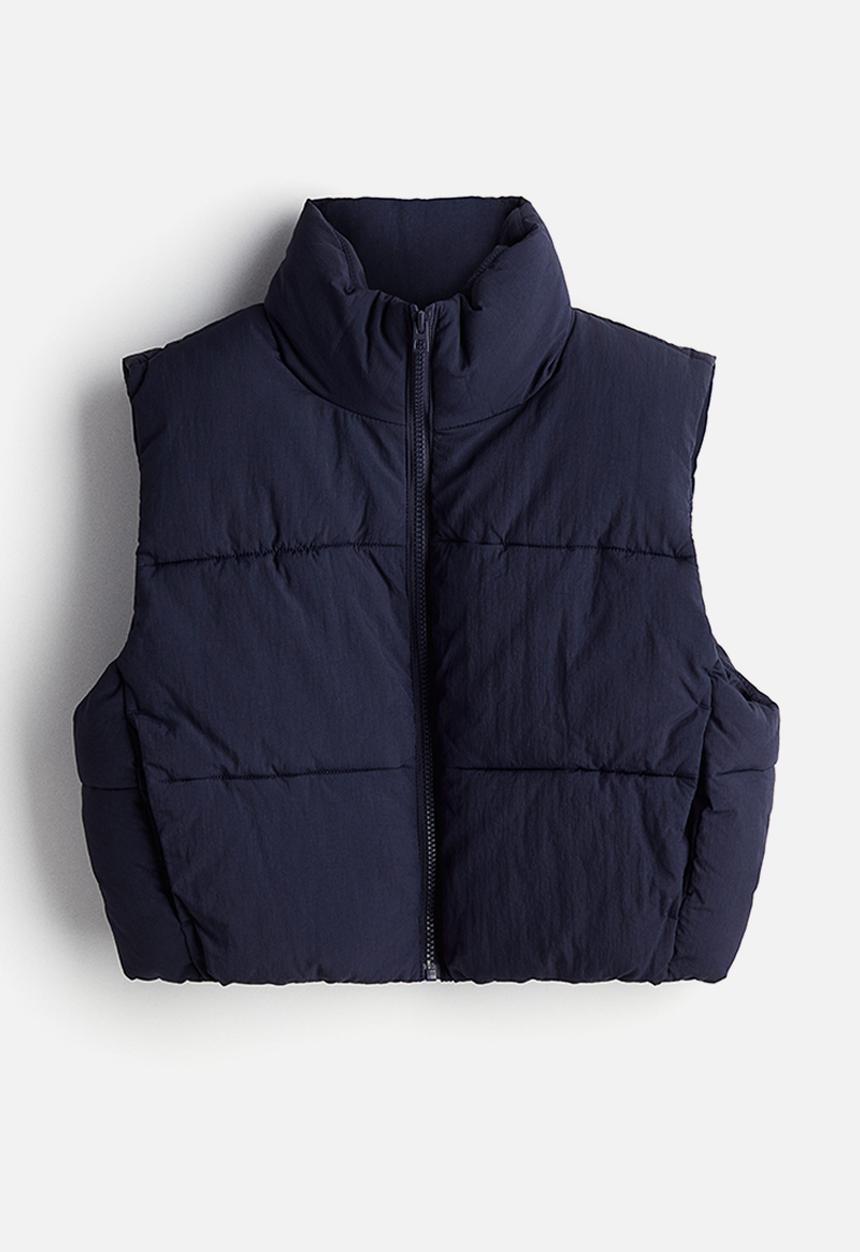 H&M - Puffer gilet - navy blue