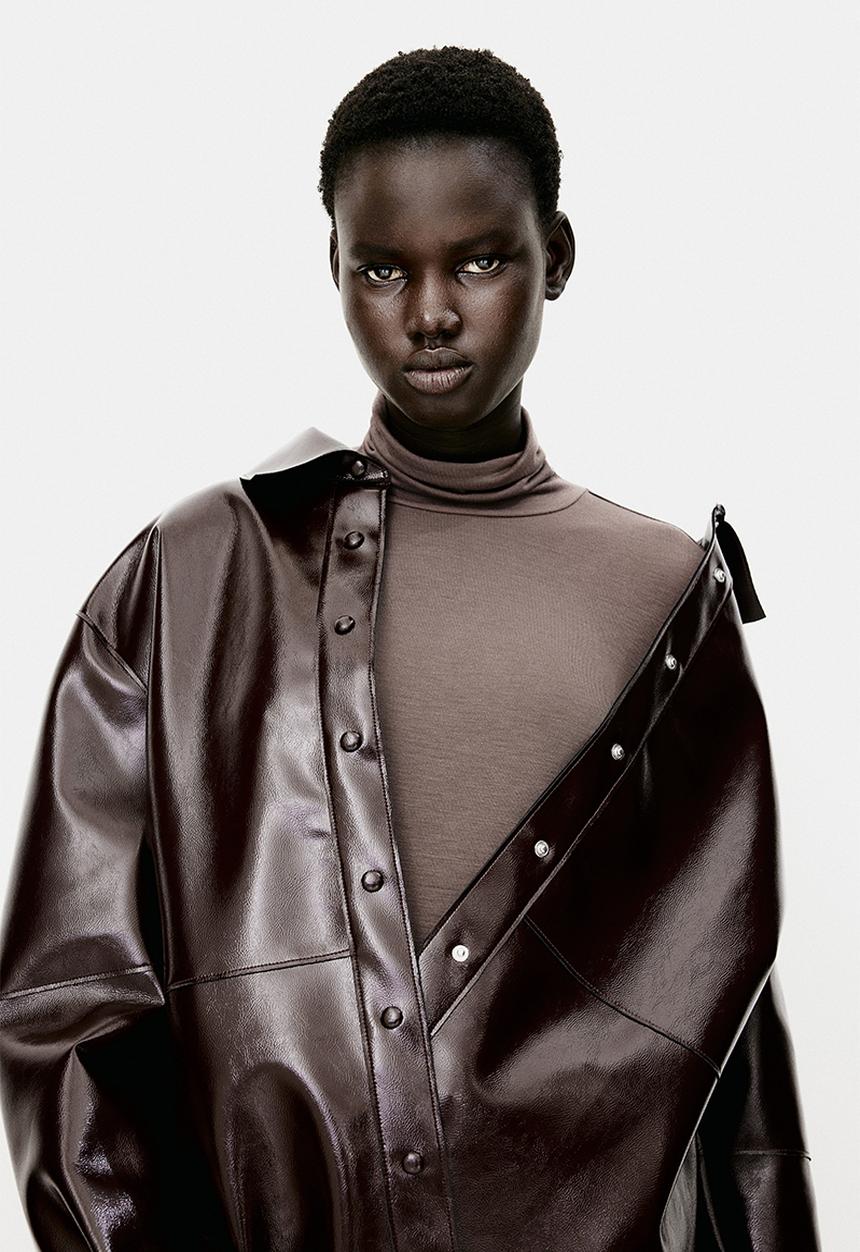 H&M - Polo-neck top - brown