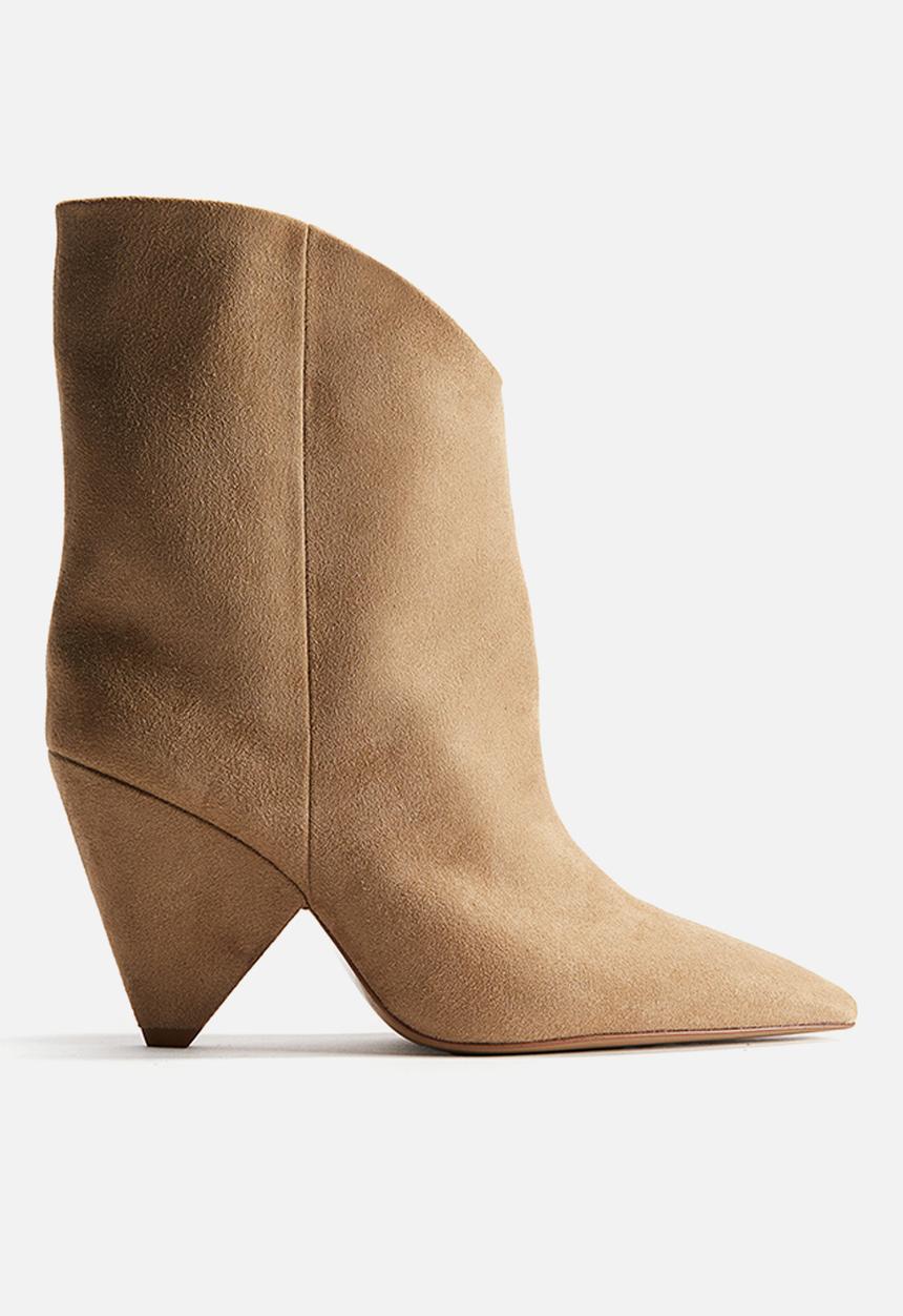 H&M - Pointed ankle boots - beige