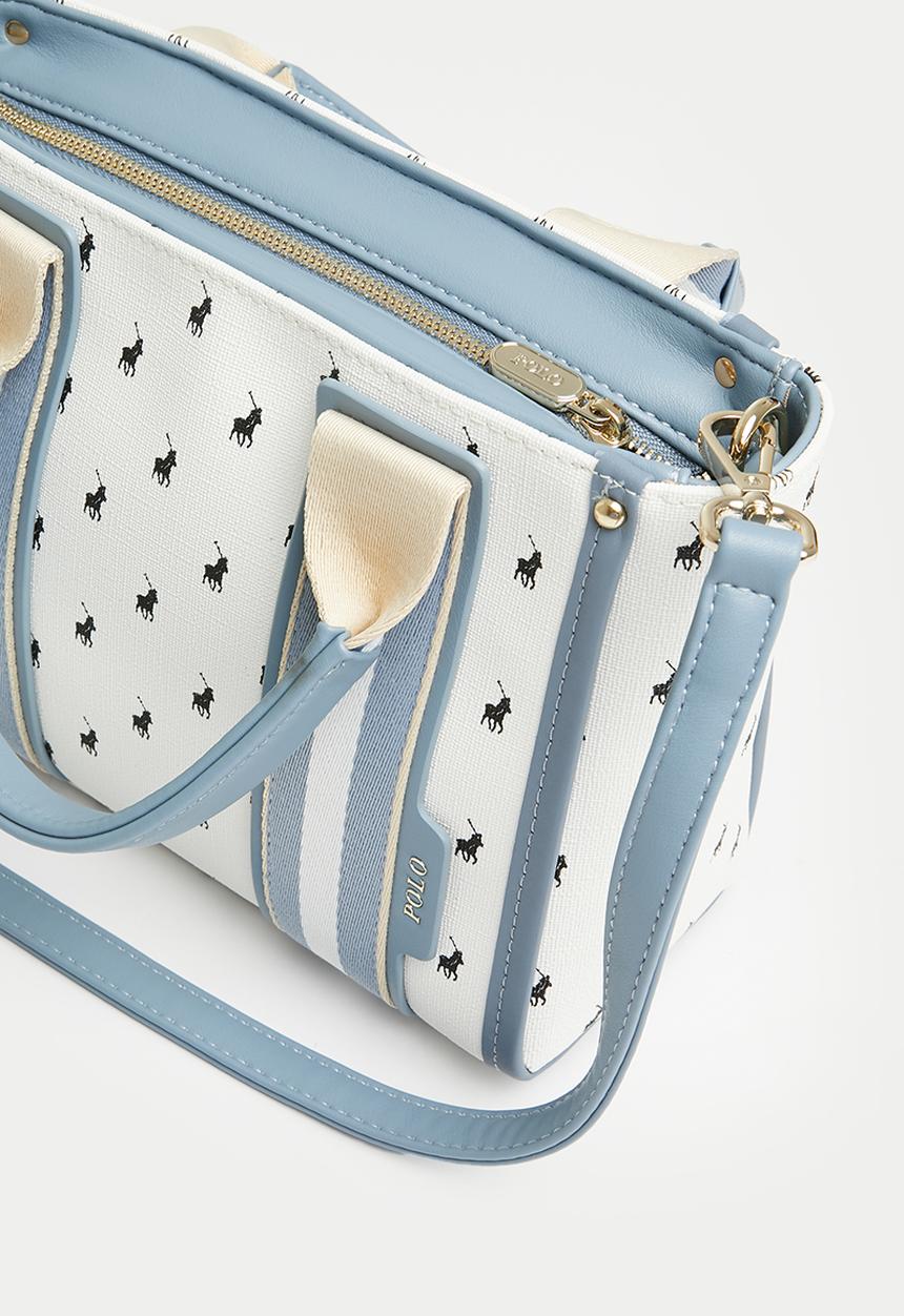 POLO - Small shopper crossbody - white