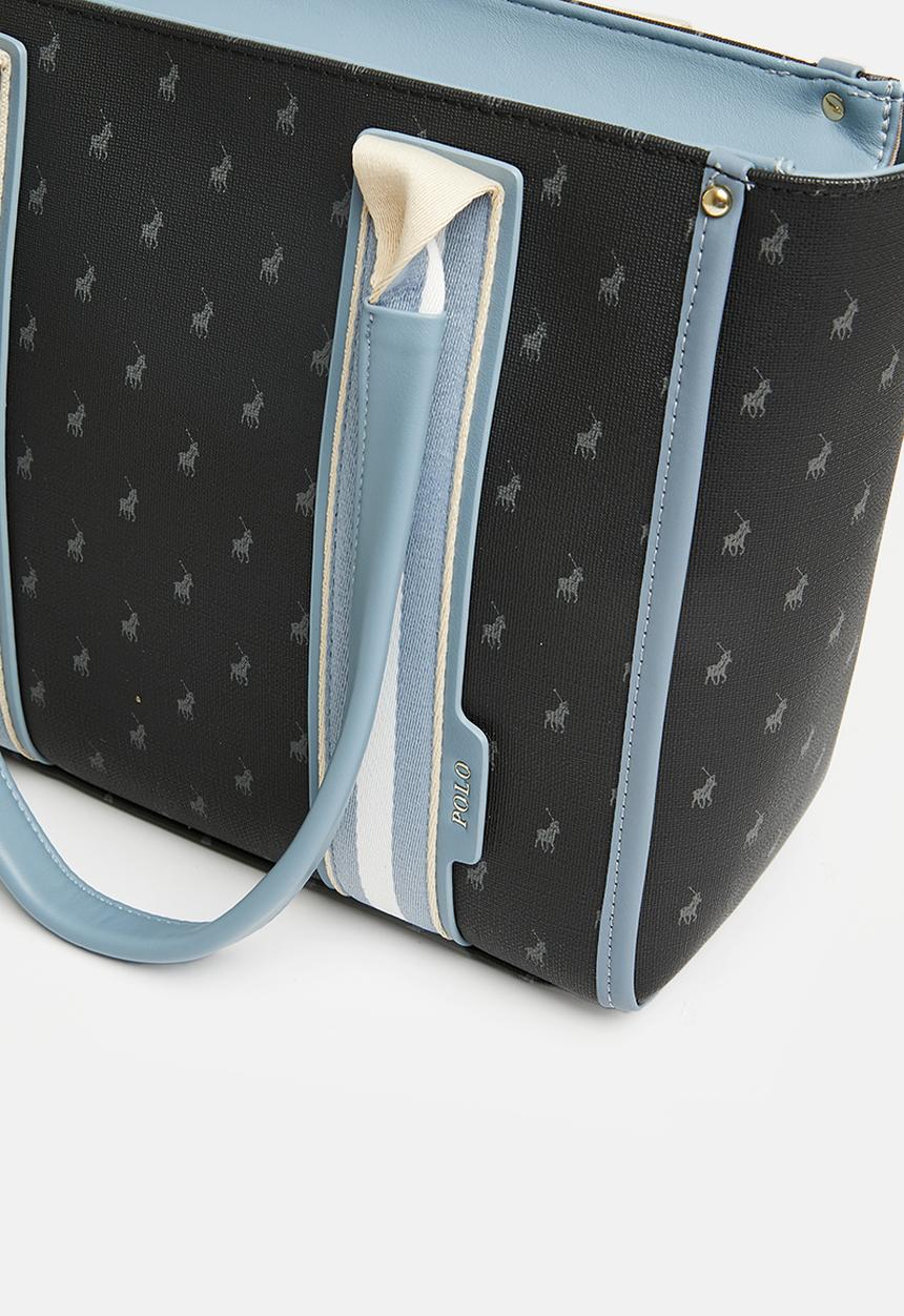 POLO - Tote bag - black & blue