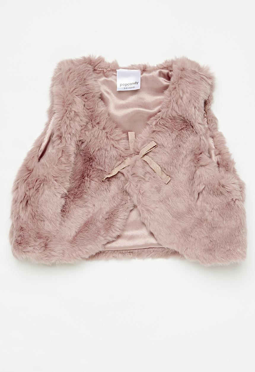 Pop Candy - Plush gilet-pink