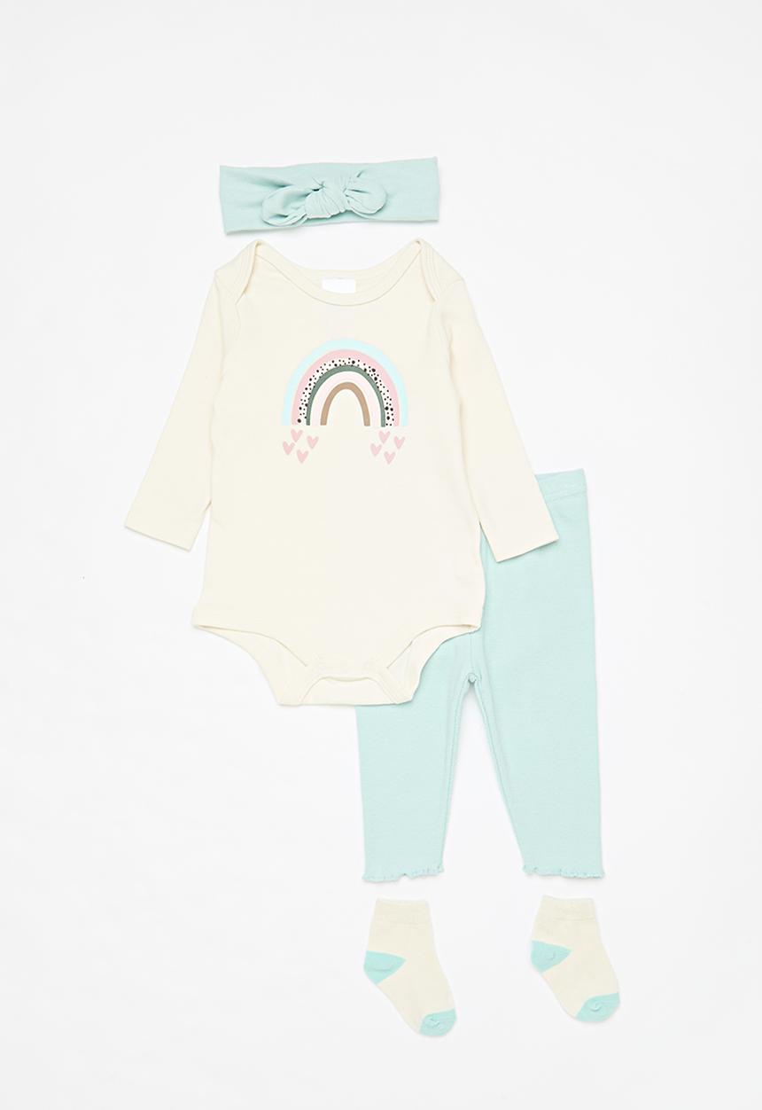 Pop Candy - 4 Piece set-blue & white