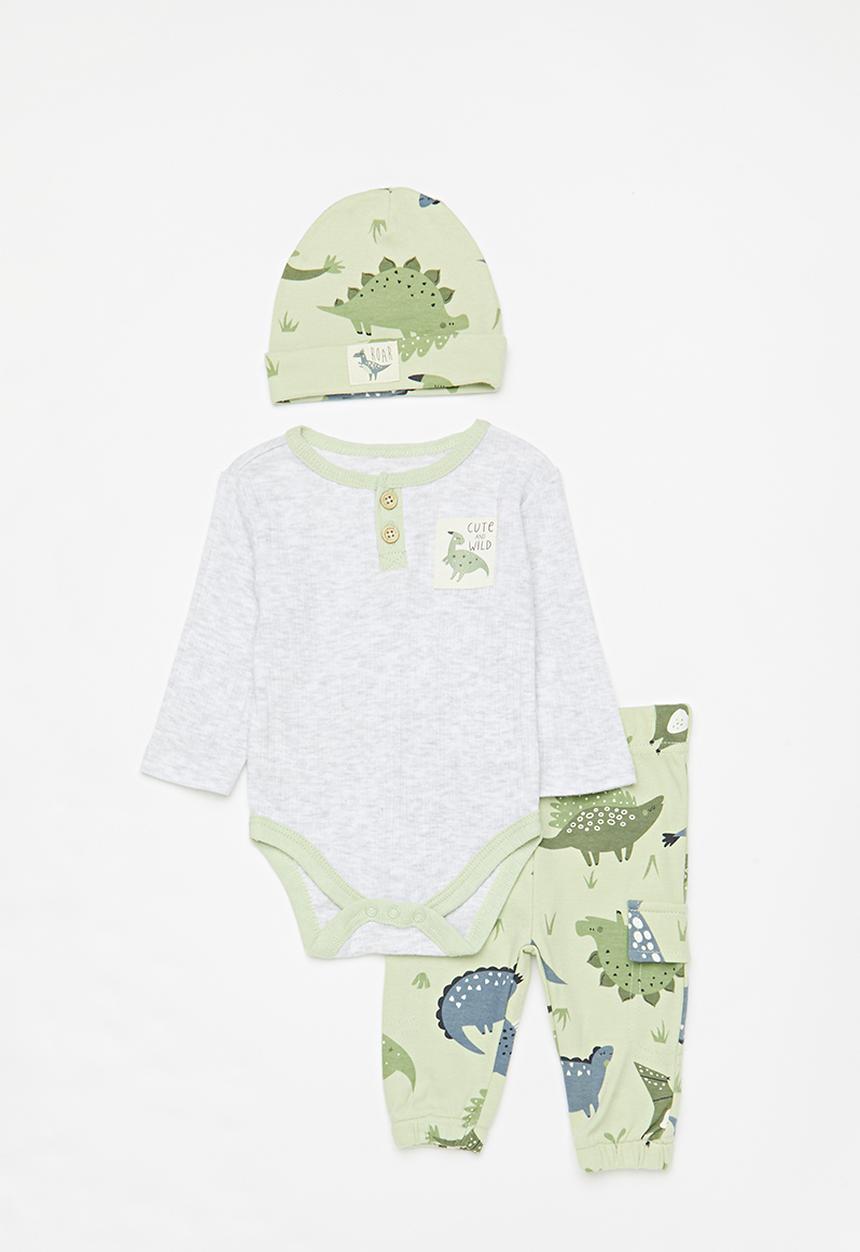 Pop Candy - 3 Piece set-green & grey