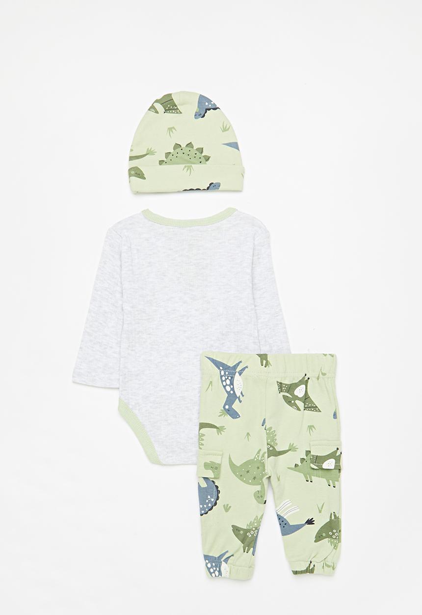 Pop Candy - 3 Piece set-green & grey