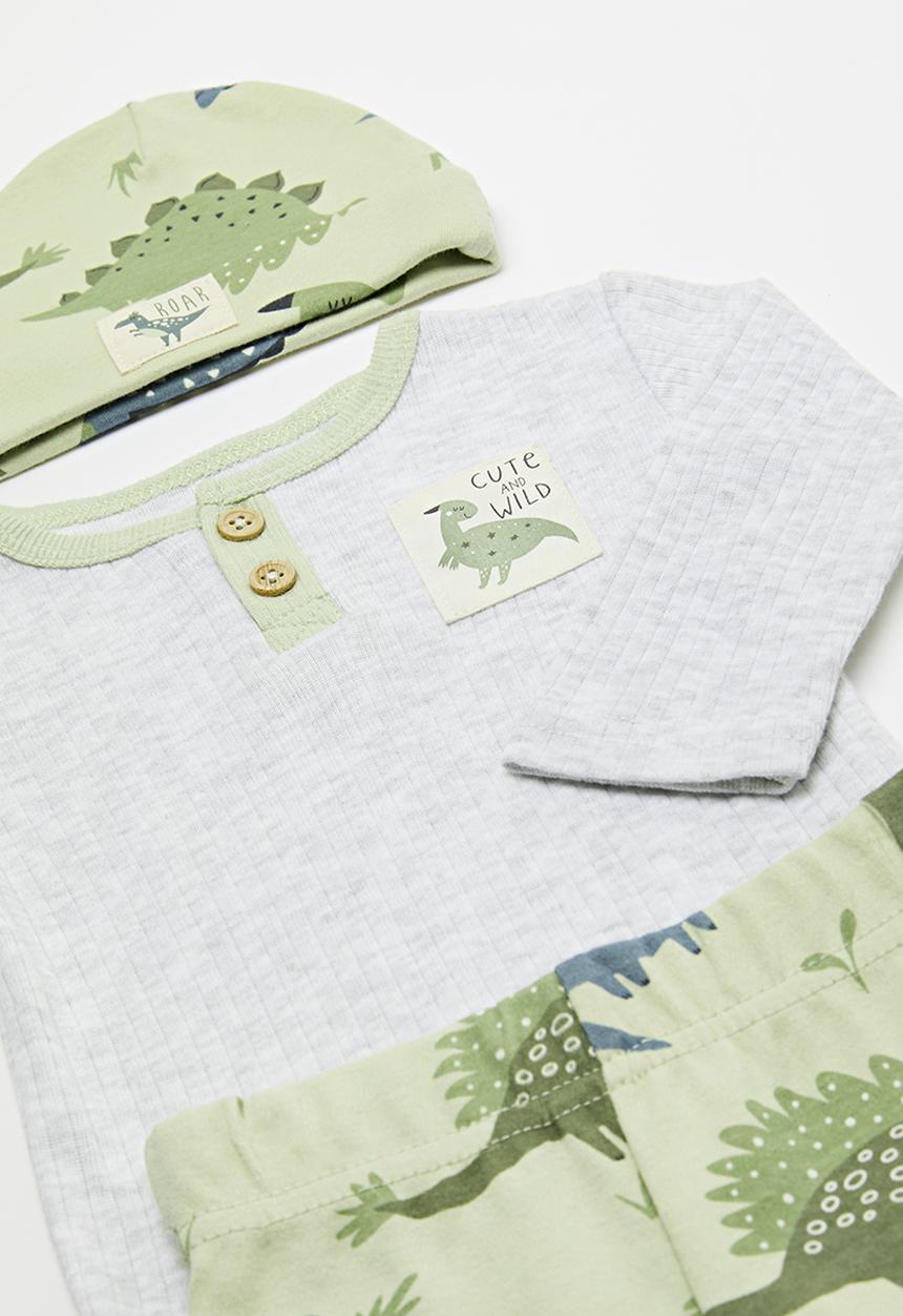 Pop Candy - 3 Piece set-green & grey