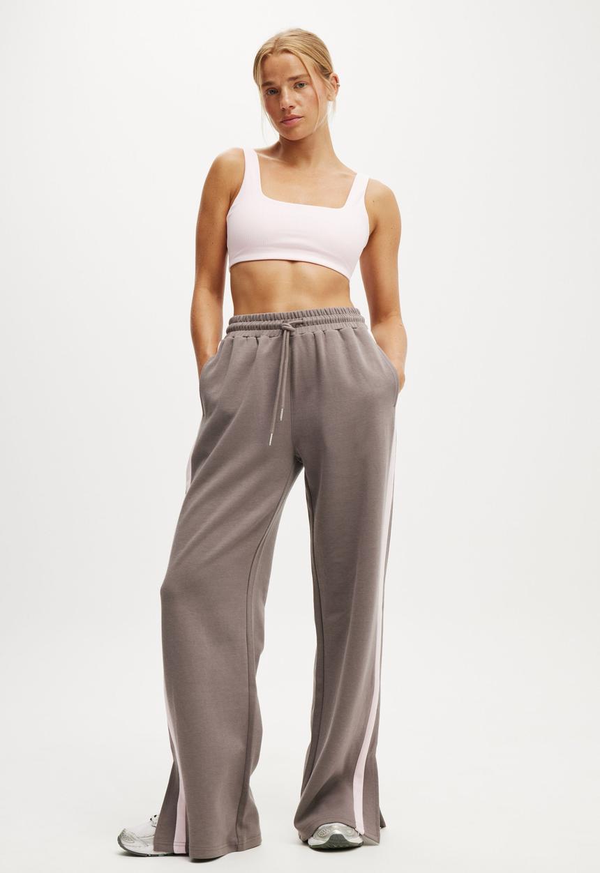 Cotton On - Outdoorsy Move Pant - Desert Grey/Cherry Dream