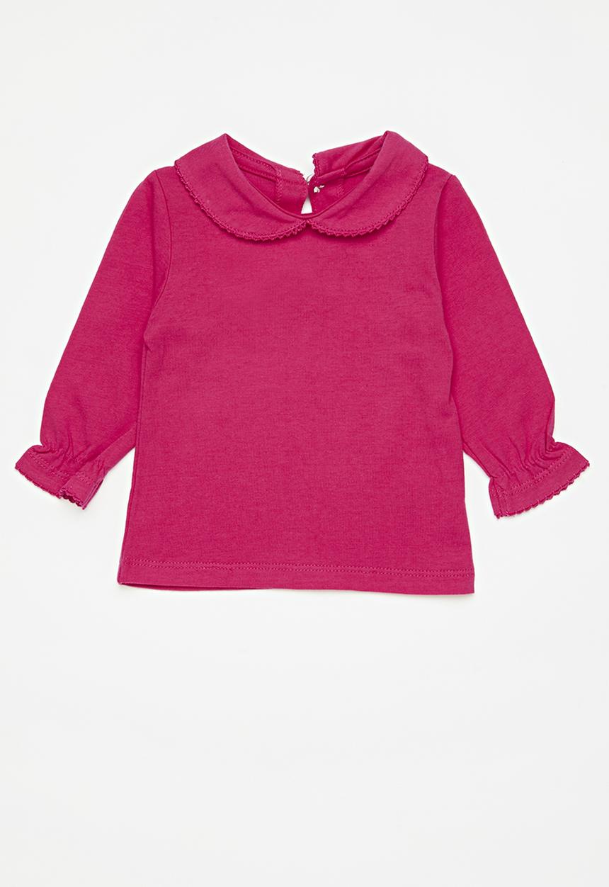 Pop Candy - Peter pan collar top - pink