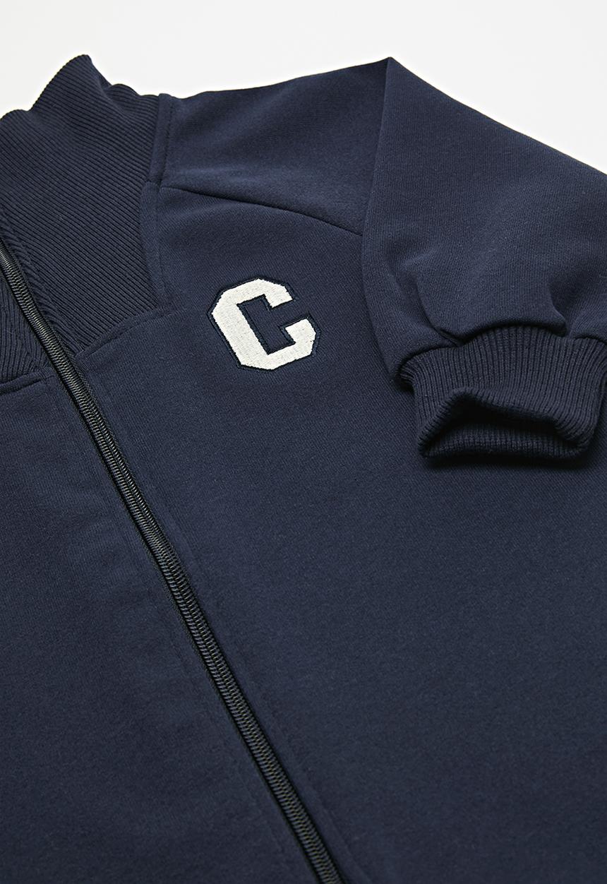 Pop Candy - Zip thru romper - navy blue