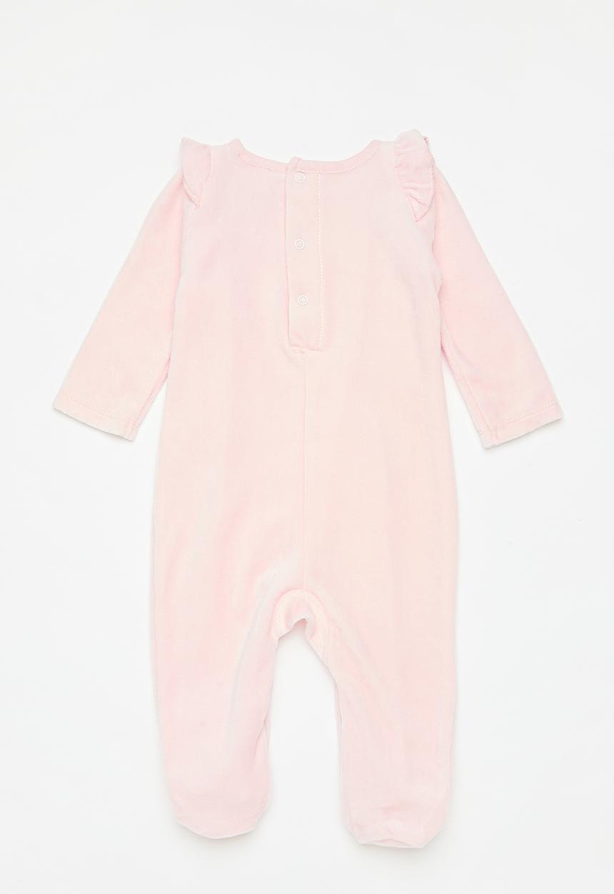 Pop Candy - Frilled babygrow - pink