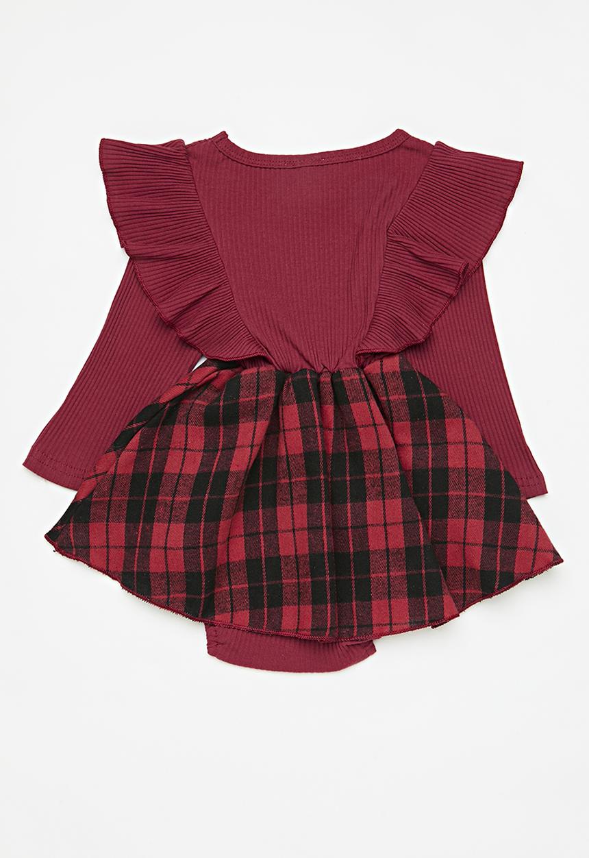 Pop Candy - Romper dress & headband set - red