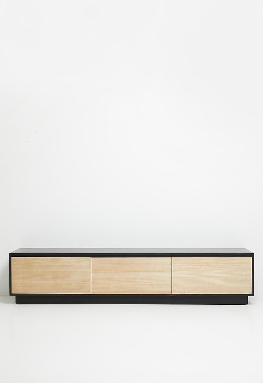 Sixth Floor - Amal TV unit - black/oak