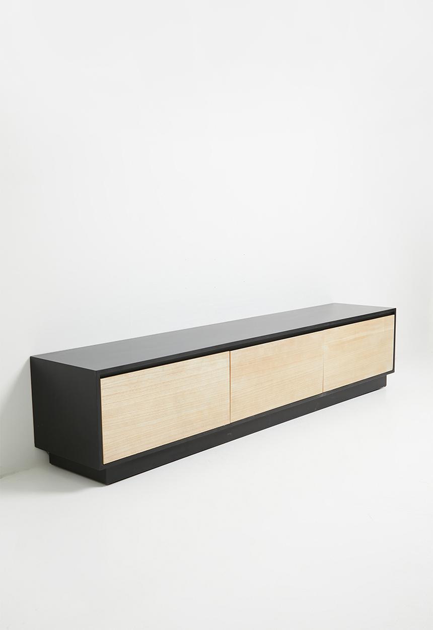 Sixth Floor - Amal TV unit - black/oak