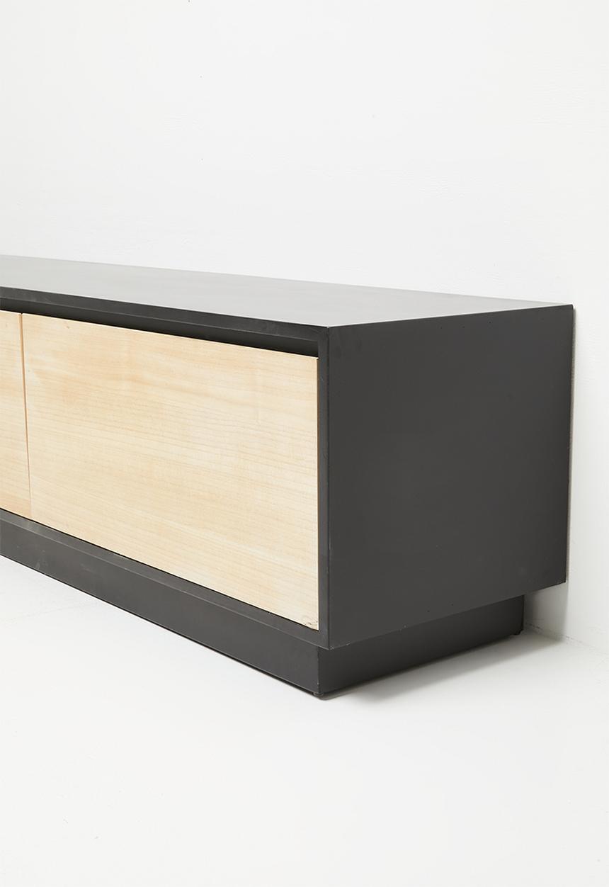 Sixth Floor - Amal TV unit - black/oak