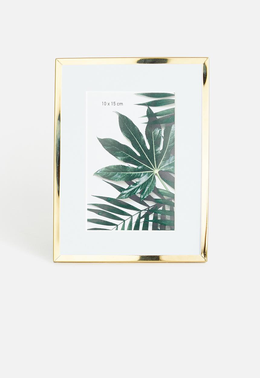 H&S - Metal Photo Frame - Gold