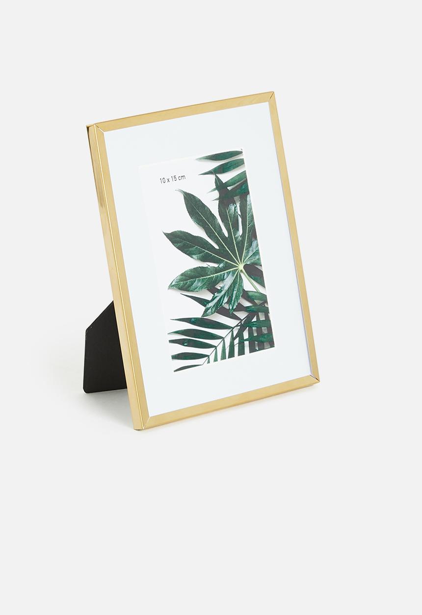 H&S - Metal Photo Frame - Gold