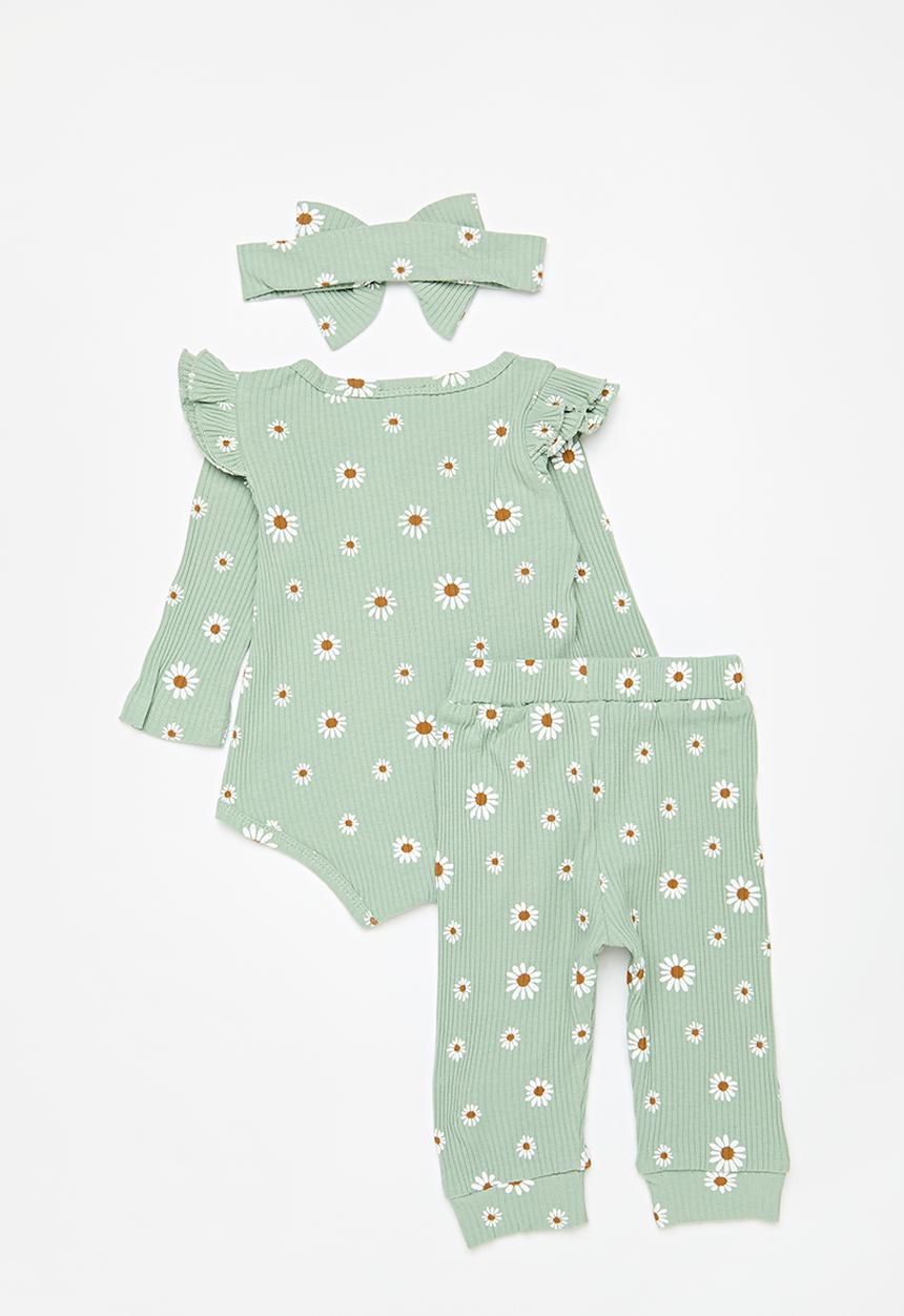 Pop Candy - 3 Piece printed set - green