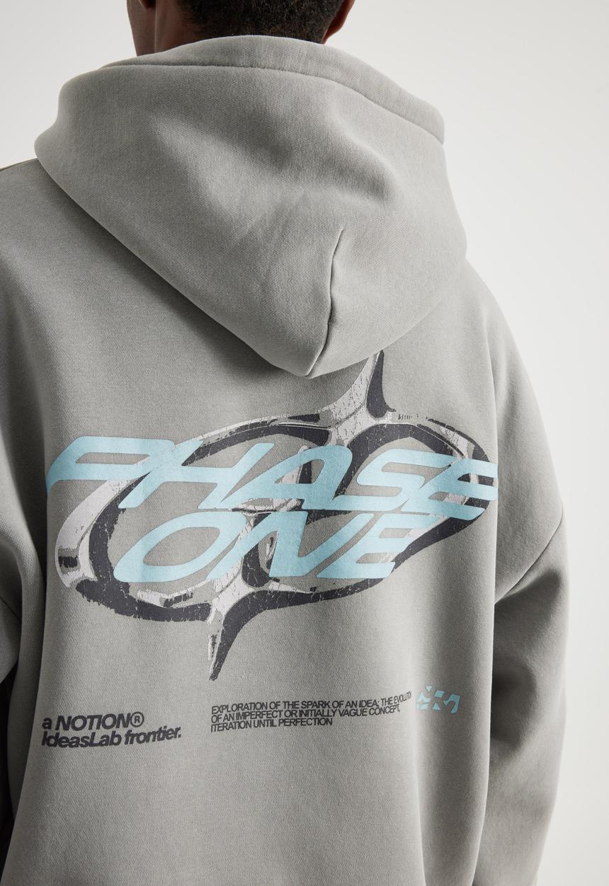 Factorie - Notion Hoodie- Ntn Sea Smoke/Phase One