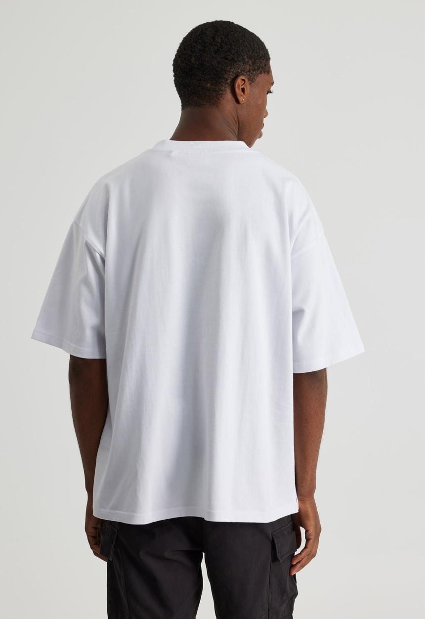 Factorie - Heavyweight Box Fit Nfl Tshirt- Lcn Nfl White/ Raiders Y2K