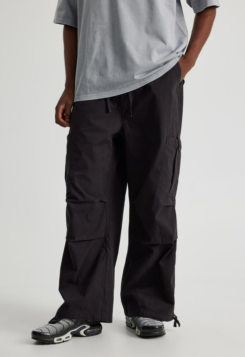 Notion Ultra Baggy Cargo Pants- Black