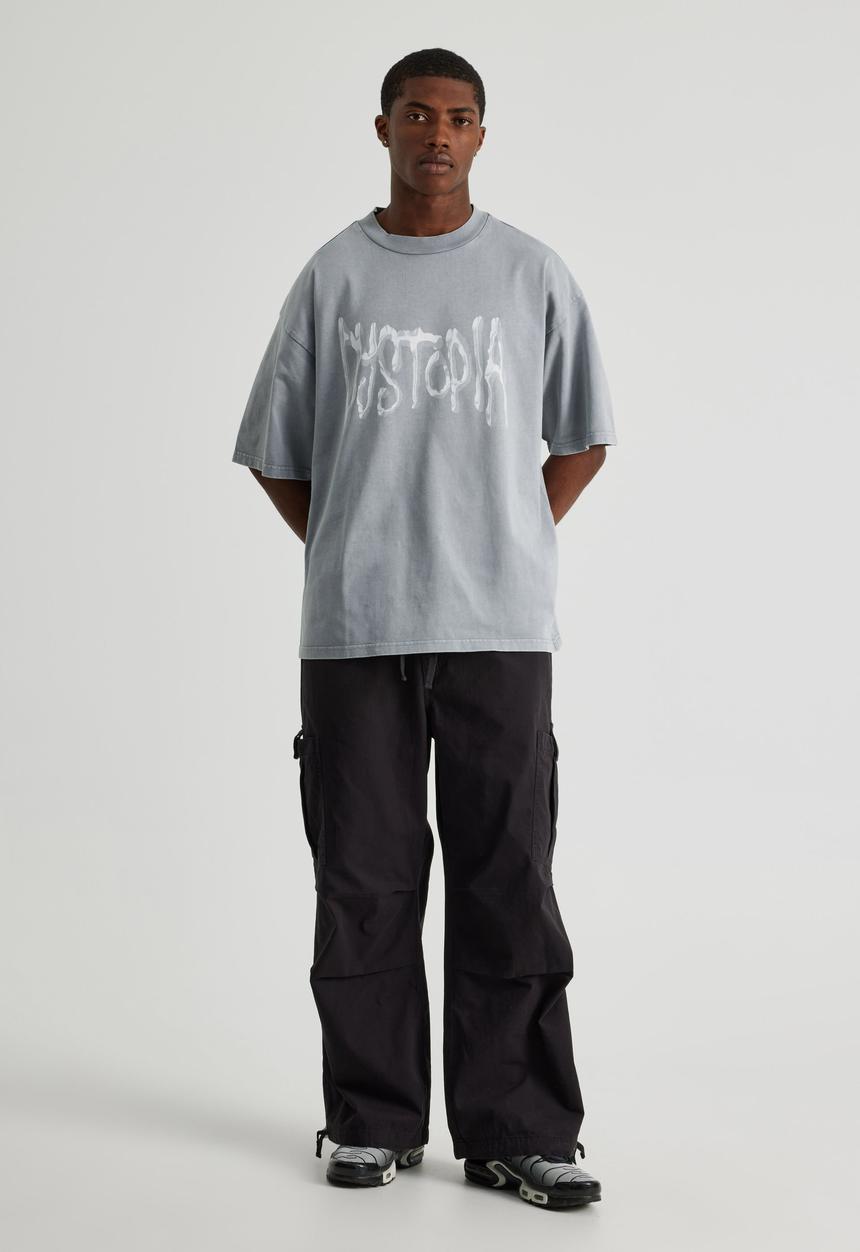 Factorie - Notion Ultra Baggy Cargo Pants- Black