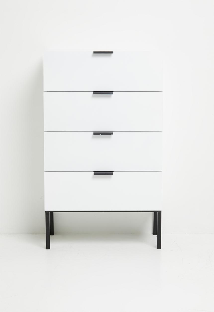 Sixth Floor - Carlo 4 drawer - Off White