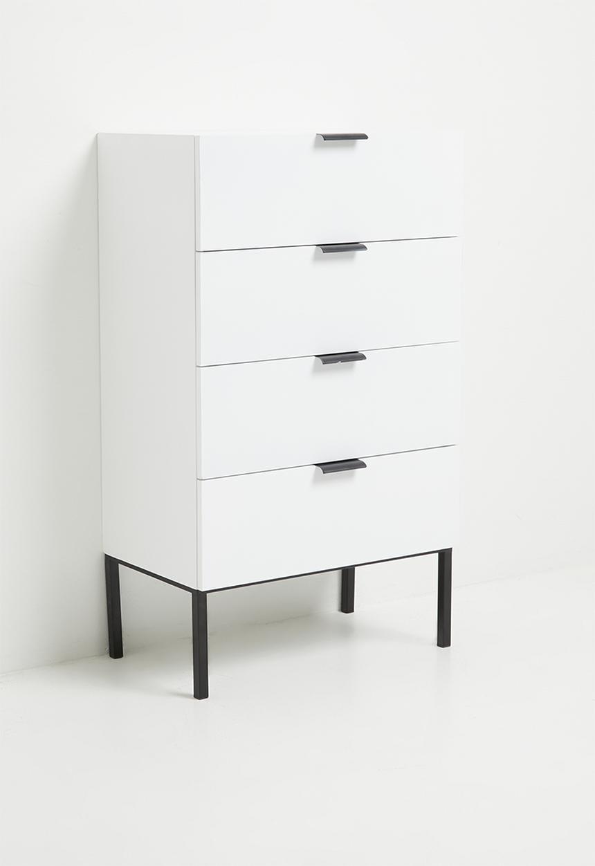 Sixth Floor - Carlo 4 drawer - Off White
