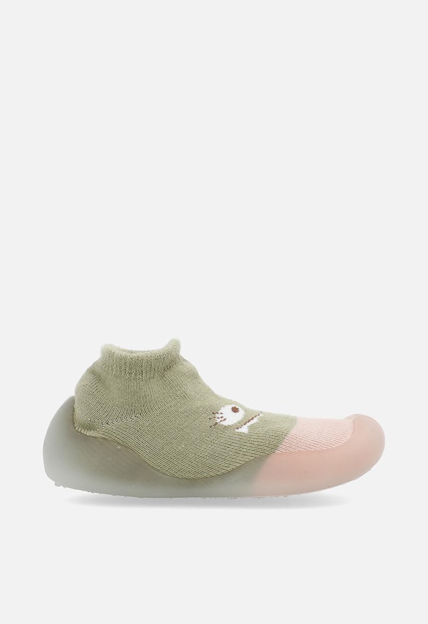 Pop Candy - Sock boot - green & pink