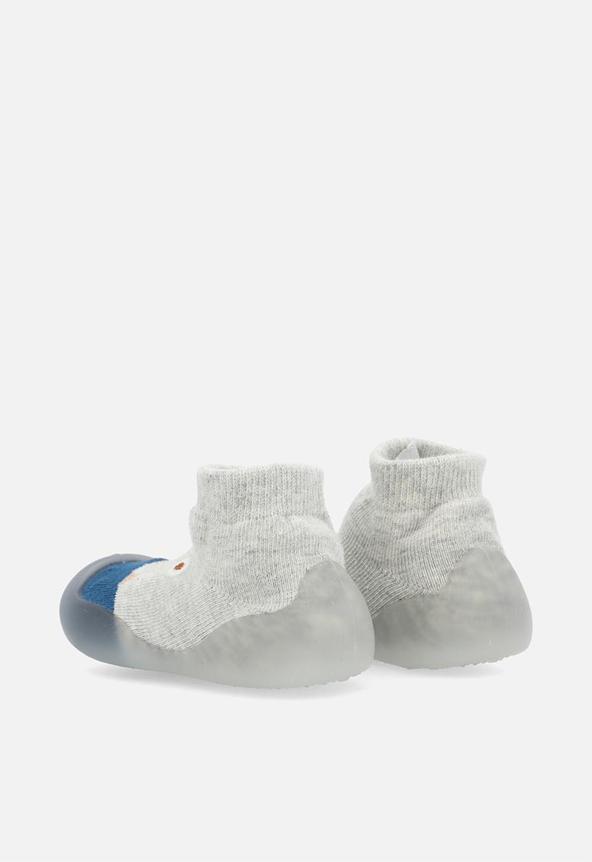Pop Candy - Sock boot - grey & blue
