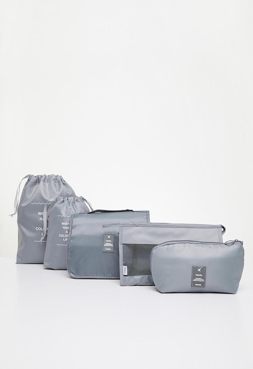 Sixth Floor - Get organized travel set of 5 - grey