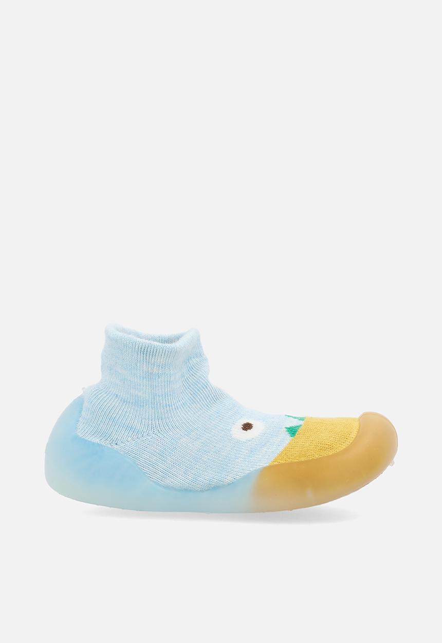 Pop Candy - Sock boot - blue & yellow