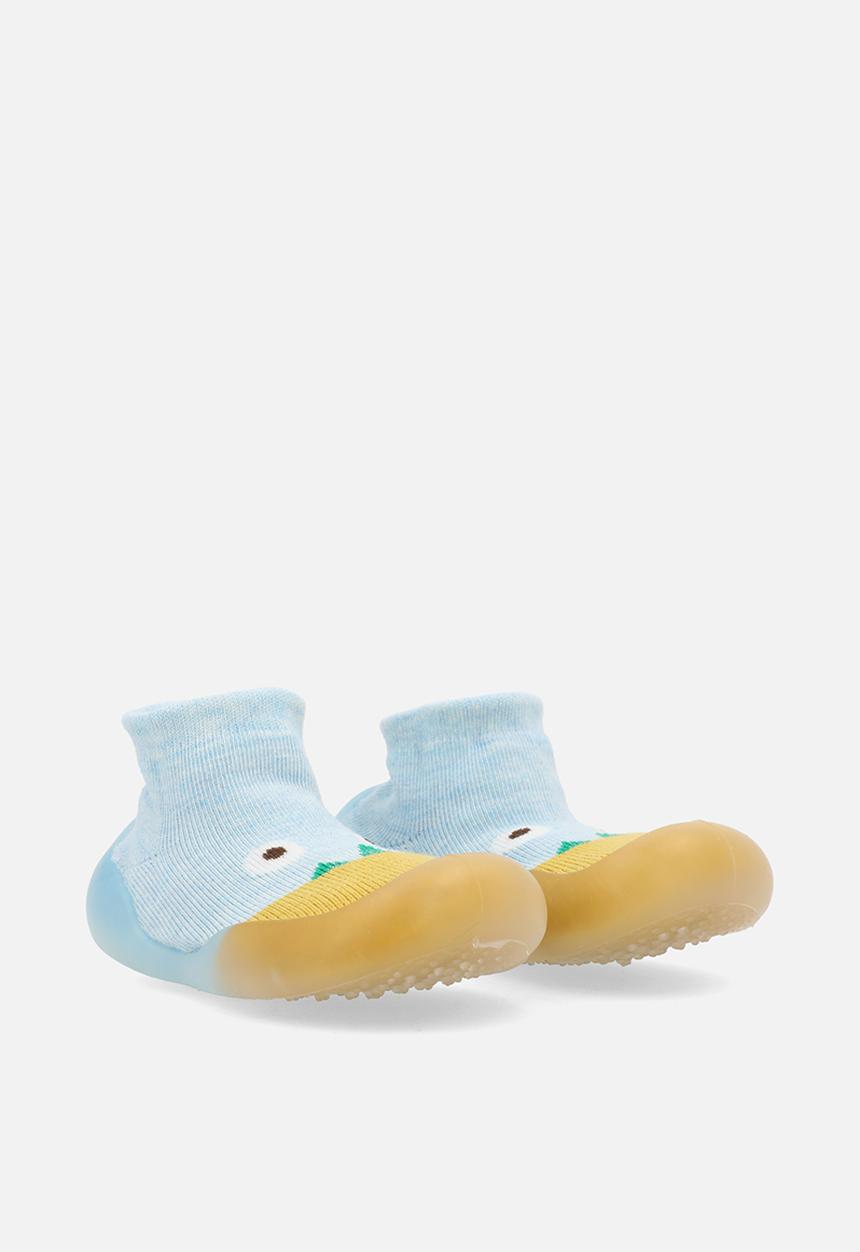 Pop Candy - Sock boot - blue & yellow