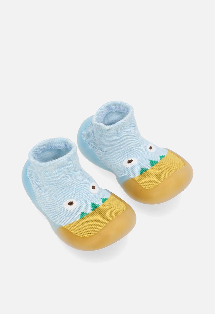 Pop Candy - Sock boot - blue & yellow