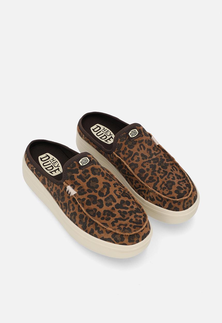 Hey Dude - Austin Lift Classic slip on - Brown Leopard