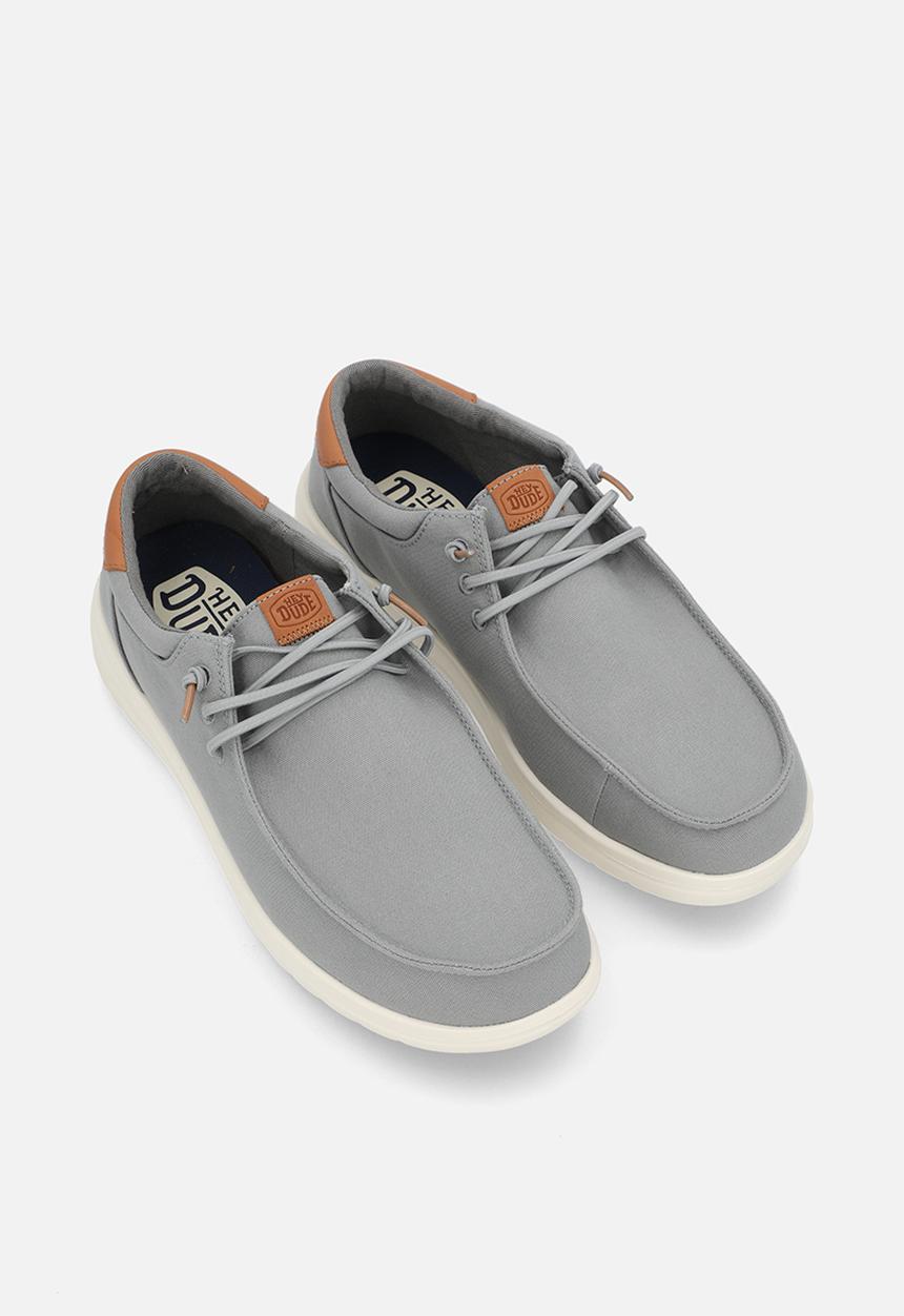 Hey Dude - Paul Canvas - Grey