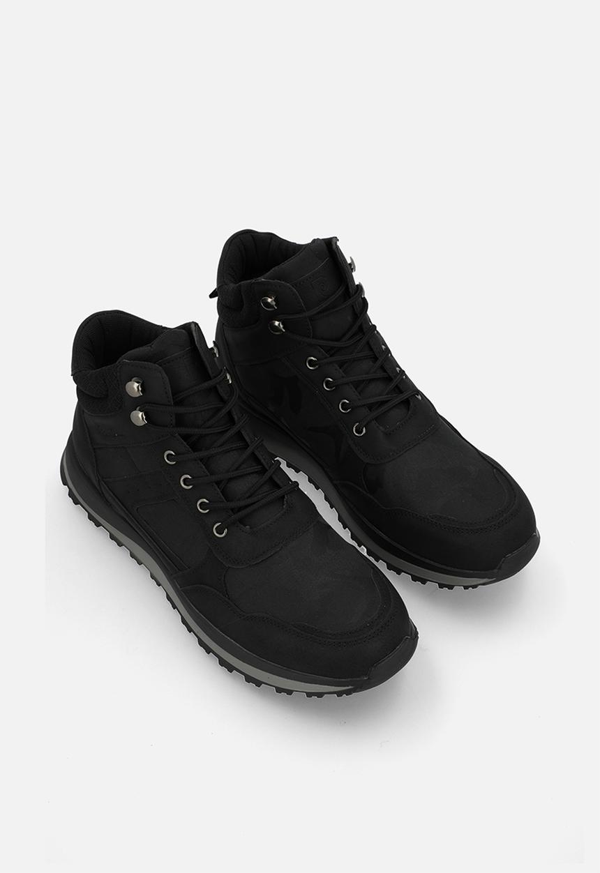 Pierre Cardin - Jethro lace up boot - black