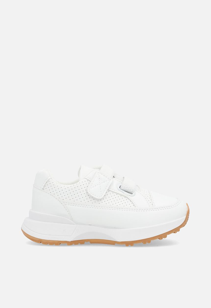 Pop Candy - Twin velcro strap sneakers - white