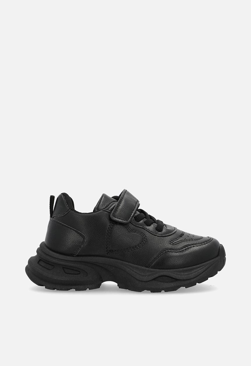 Pop Candy - Velcro & lace sneakers - black