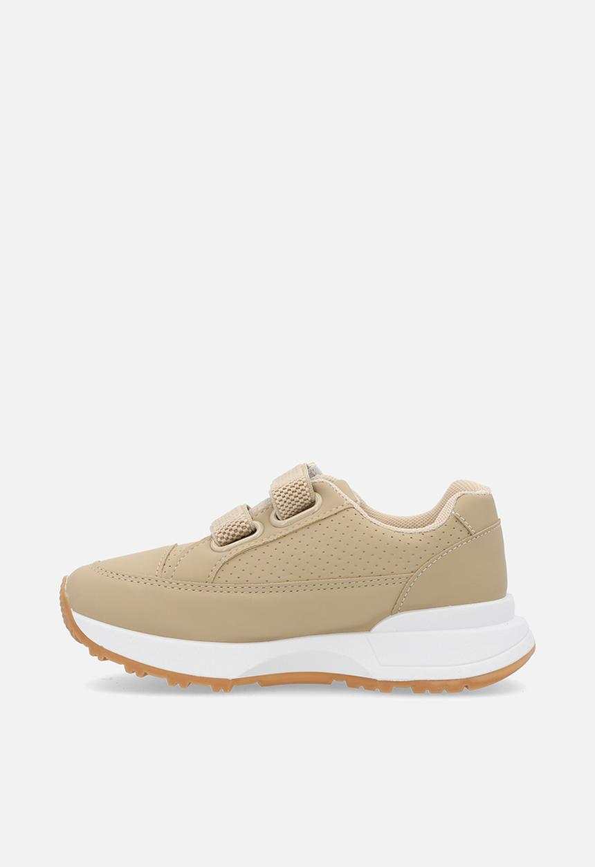 Pop Candy - Twin strap sneakers - stone