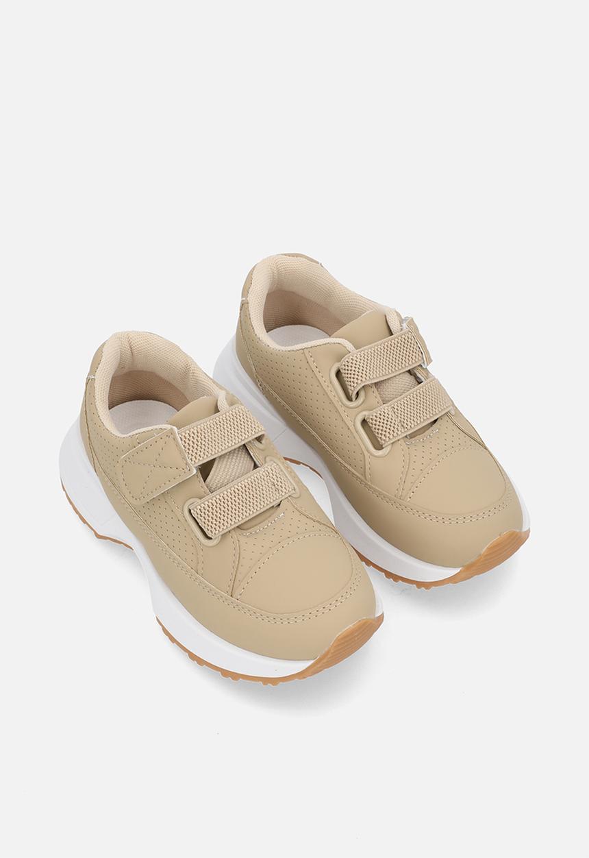 Pop Candy - Twin strap sneakers - stone