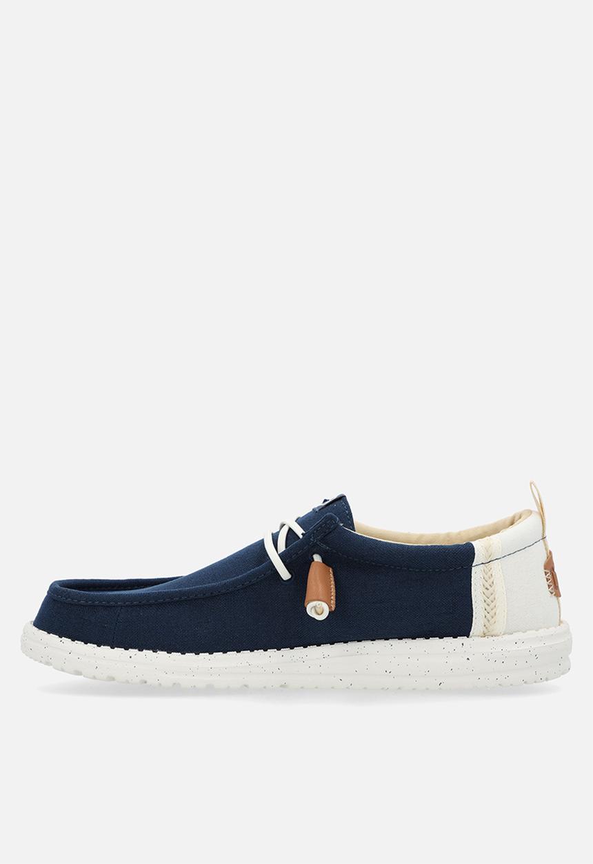 Hey Dude - Wally Summer Linen - Blue